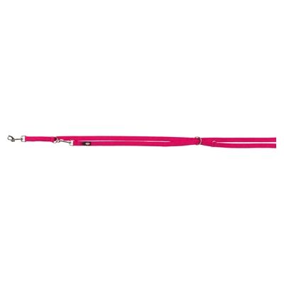 Trixie Dog Leash Premium Fucsia regolabile doppio