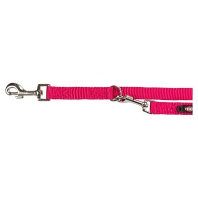 Trixie Dog Leash Premium Fucsia regolabile doppio