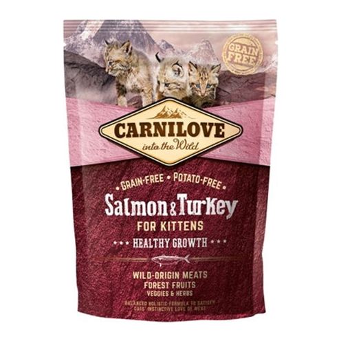 Gatitos de pavo de salmón carnilove