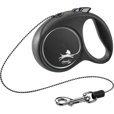 Flexi Rollijn Black Design Cord Black