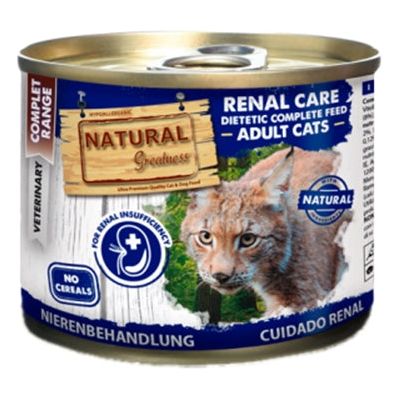 Grandeza natural gato cuidado renal dietetic junior adulto