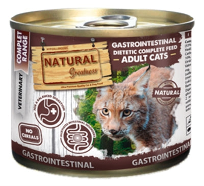 Grandezza naturale gatto gatto gastrointestinale dietetico junior adulto