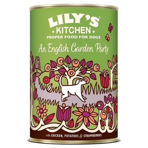 Lily's Kitchen Dog, una fiesta de jardín inglés