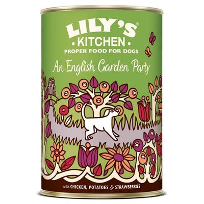 Lily's kitchen Dog an english garden party