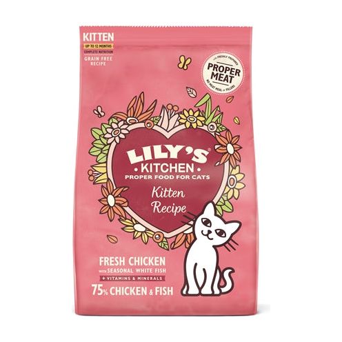 Lily's Kitchen Cat Kitten Chicken White Fish