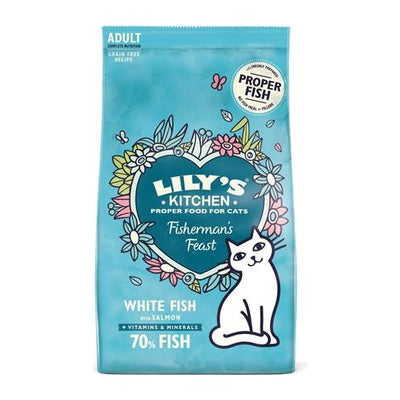 Pesce del pescatore per gatti da cucina di Lily