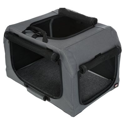 Trixie Soft Kennel Easy Travel Bench Grey