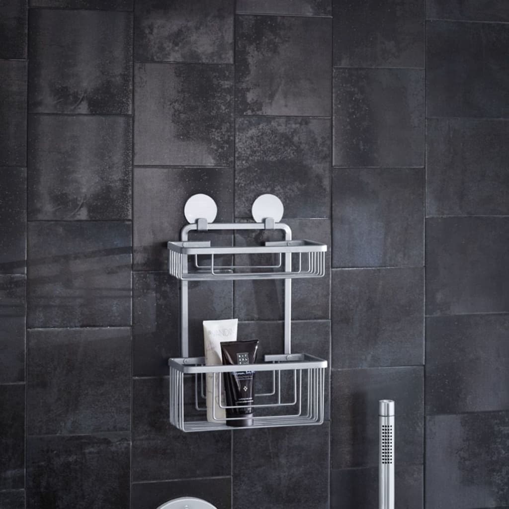 Little Wolke Kleine Wolke Shower Dek Double Rectangular Rocco Alluminio