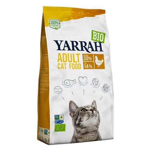 Yarrah Cat pezzi biologici di pollo