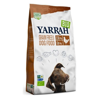 Yarrah Dog Begne biologico per adulti -Pesce di pollo senza