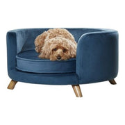 Enchanted pet Enchanted hondenmand sofa rosie peacock blauw - afbeelding 1