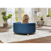 Enchanted pet Enchanted hondenmand sofa rosie peacock blauw - afbeelding 3