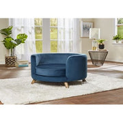 Enchanted pet Enchanted hondenmand sofa rosie peacock blauw - afbeelding 4