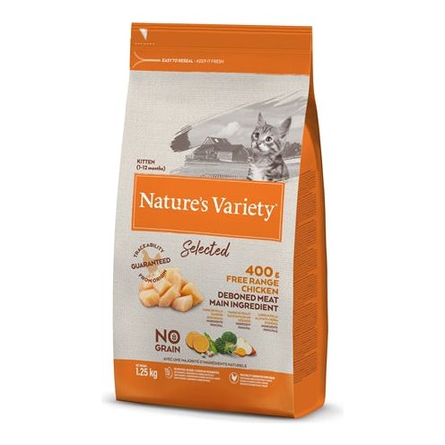 Natures variety Selected kitten free range chicken