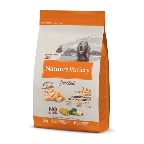 Natures variety Selected adult medium free range chicken