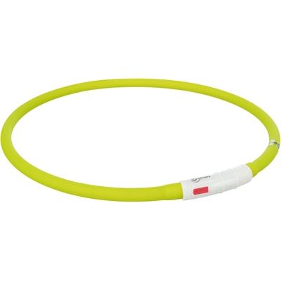 Trixie Collar USB Silicone Luminous Green ricaricabile