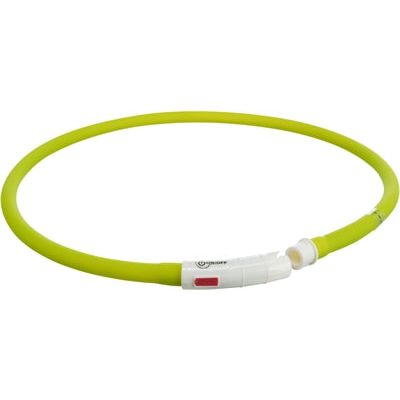 Trixie Collar USB Silicone Luminous Green ricaricabile