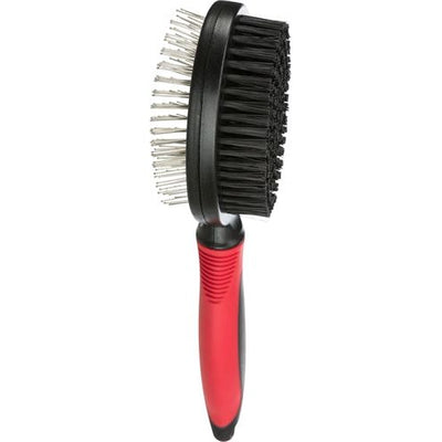 Trixie Brush a doppio copertina i capelli con copertina sottoposti a plastica rossa nera