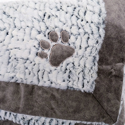 Coperta in pile di lusso in palissandro