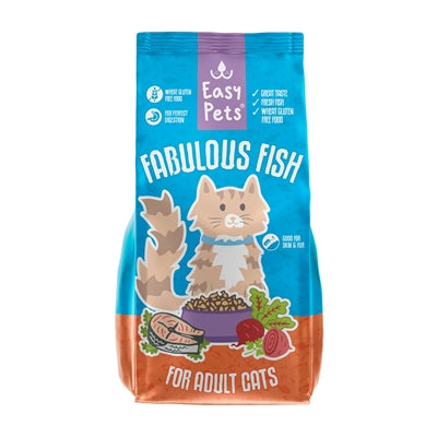 Easypets fabuloso pescado de gato adulto comida