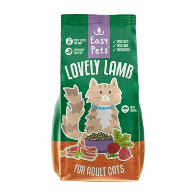 Easypets delizioso agnello di agnello da gatto adulto