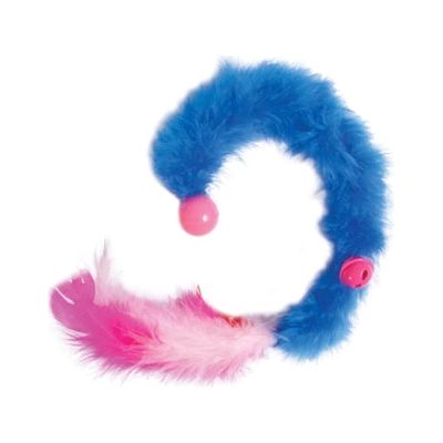 JW Cataction Featherlite Boa che rimbalza con catnip