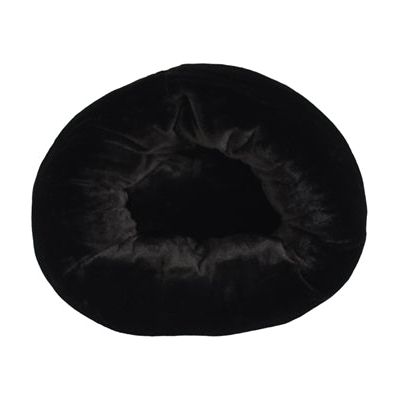 Foeiii cestino per cani accogliente peluche rilassaci ciambella nera