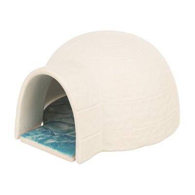 Trixie Hamster Iglo con Coles Ceramic White