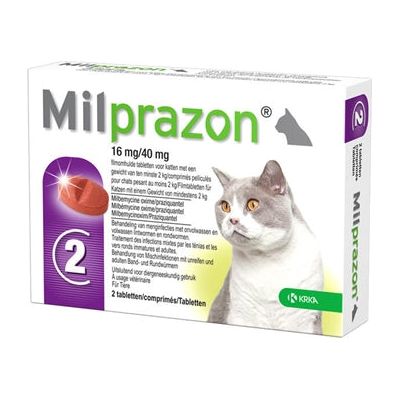 Krka Milprazon WormingStablets Cat