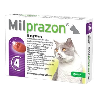 Krka Milprazon WormingStablets Cat