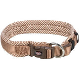 Trixie Halsband hond boho extra breed met ruit karamel - afbeelding 2