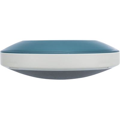 Trixie Slowfeeding rocking bowl kunststof tpr grijs blauw