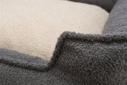 Trixie be eco reciclado cesta de perro colina angular gris oscuro beige - afbeelding 4