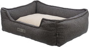 Trixie be eco reciclado cesta de perro colina angular gris oscuro bei - afbeelding 2