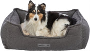 Trixie be eco reciclado cesta de perro colina angular gris oscuro bei - afbeelding 3