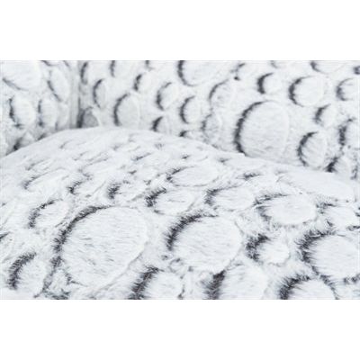 Canasta de perros trixie mila hushy pelos de peluche gris blanco
