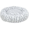 Trixie Dog Basket Dog Mila Round Plush Bianco grigio