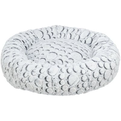 Trixie Dog Basket Dog Mila Round Plush Bianco grigio