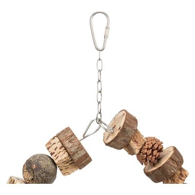 Trixie Anello Swing in legno Pine coni naturali