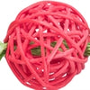 Trixie Set Rattan Balls con nastro di carta Assorti