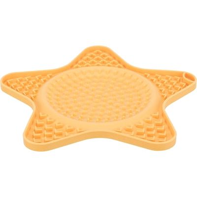 Trixie Lick'n'nack Matt Star Silicone Yellow