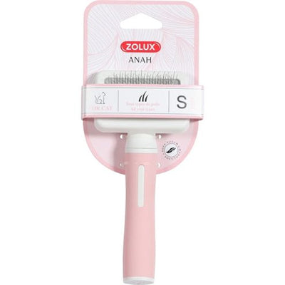 Zolux Anah Slicer Brush Pink White