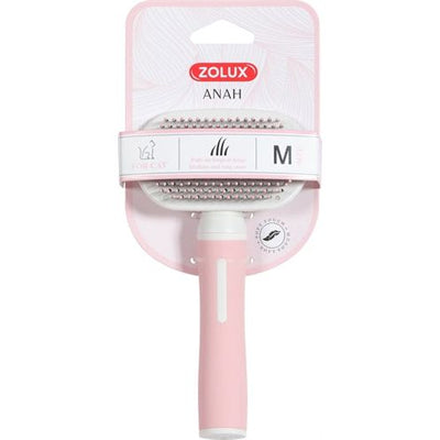 Zolux Anah Slicer Brush Morb Pink White