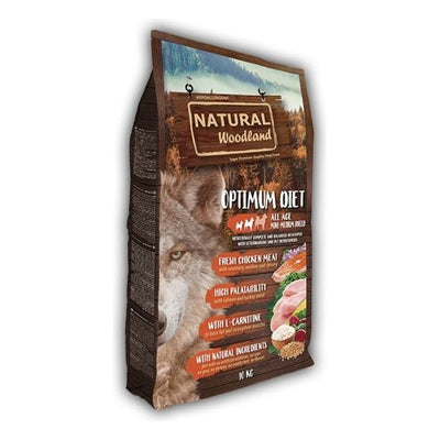 Natural woodland Optimum mini medium breed diet