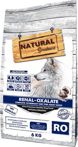 Grandezza naturale dieta veterinaria cane ossalato renale completo