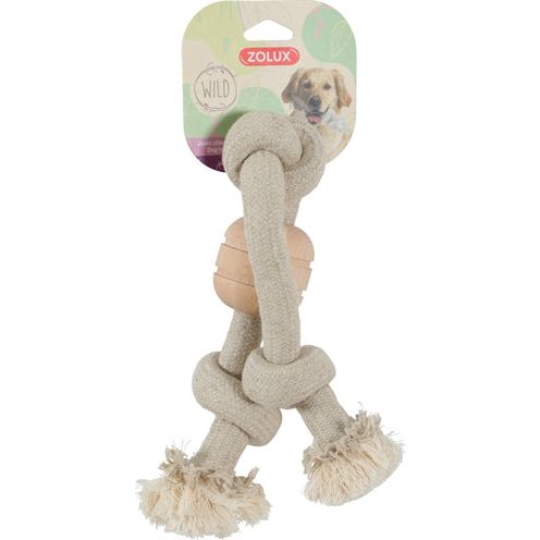 Zolux Wild Mix Rope con Wood 3 Knoop