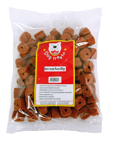 Perra Treatz Semi húmedo carne de res