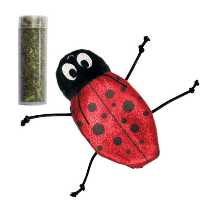 Kong coccinella con catnip ricaricabile