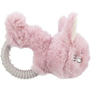 Trixie Pluche haas met tpr ring voor puppy - afbeelding 2