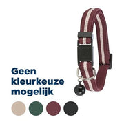 Trixie Halsband kat strepen elastisch assorti - afbeelding 1
